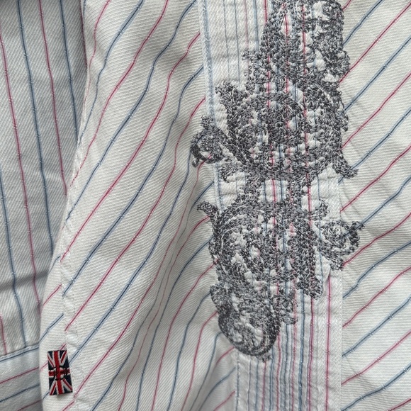 English Laudry Longsleeve Dressy Casual and Highly Embelished Men's Shirt - Picture 3 of 9